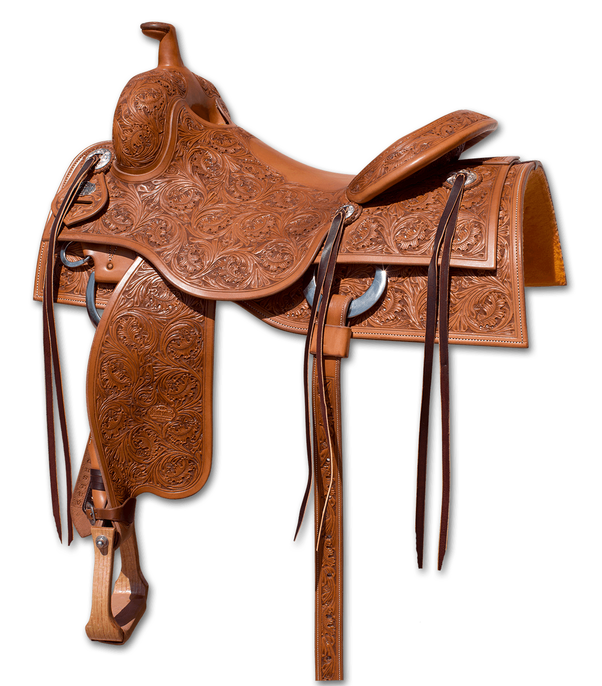 SS Ranch Cutter by Superior Saddlery Andy Maschke full tooled